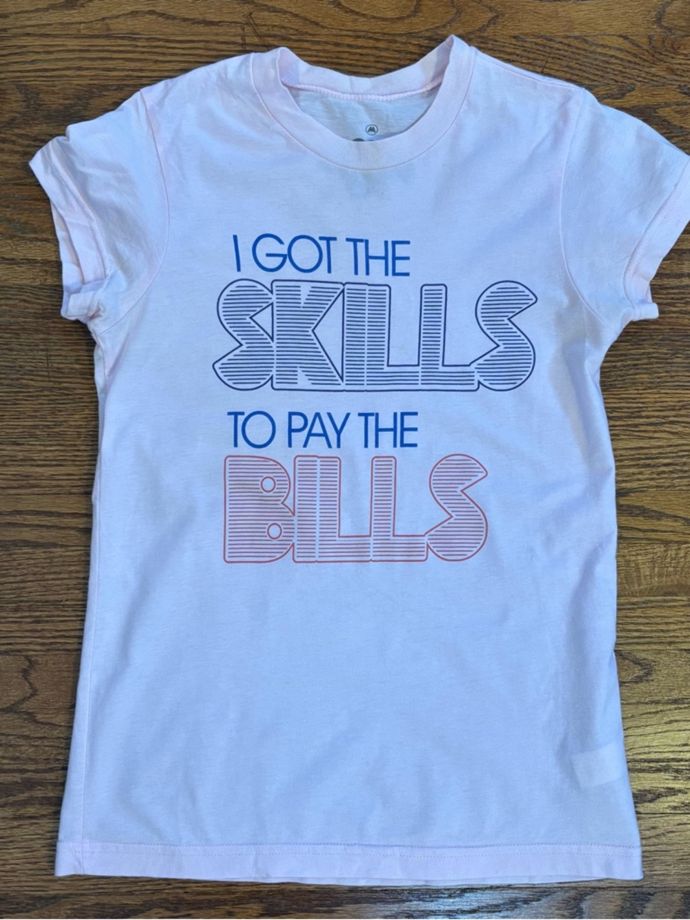 Vintage Graphic Tee - Light Pink - Medium
